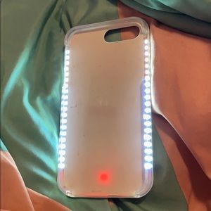 iphone 8 plus ring light case